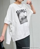 【スピック&スパン/Spick & Span】の《WEB限定/追加 》GOOD ROCK SPEED / グッドロックスピード フォトドルマンTシャツ 人気、トレンドファッション・服の通販 founy(ファニー) ファッション Fashion レディースファッション Fashion for Women トップス・カットソー Cut & Sew Tops シャツ・ブラウス・オフィスカジュアル Elegant Blouses & Button-Ups ロングTシャツ・Tシャツ Longline T-Shirts & Tees ヴィンテージ Vintage Style グラフィック Graphic, Graphic Design コレクション Collection, Seasonal Line 雑誌 Magazine, Fashion Magazine バランス Balance, Style Balance プリント Print, Printed Pattern モノトーン Monotone, Black and White thumbnail ホワイト|ID: prp329100004830649 ipo3291000000035164823
