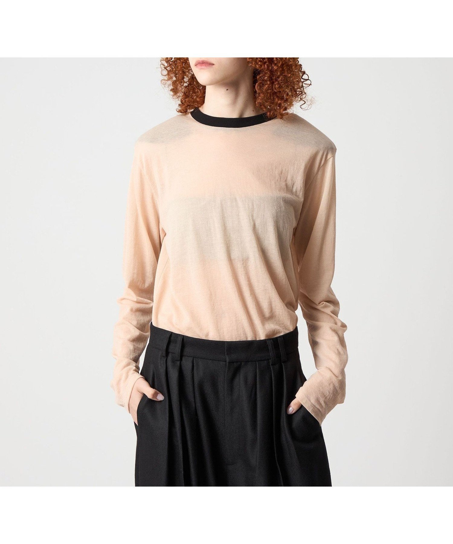 【ビューティ&ユース ユナイテッドアローズ/BEAUTY&YOUTH / UNITED ARROWS】の6(ROKU) コットンナイロン シアー ショルダーパッド プルオーバー 人気、トレンドファッション・服の通販 founy(ファニー) 　ファッション　Fashion　レディースファッション　Fashion for Women　トップス・カットソー　Cut & Sew Tops　カジュアルプルオーバー・ニットトップス　Pullovers & Knit Tops / Casual Pullovers　インナー　Innerwear　カットソー　Cut and Sewn Top　カーディガン　Cardigan, Knitwear　シアー　Sheer, See-Through　ショルダー　Shoulder, Shoulder Strap　ジャケット　Jacket, Outerwear　 other-1|ID: prp329100004830656 ipo3291000000035164930