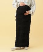 【レプシィム ローリーズファーム/LEPSIM LOWRYS FARM】の【産前・産後対応】マタニティ/ジャガードナロースカート 人気、トレンドファッション・服の通販 founy(ファニー) ファッション Fashion キッズファッション Fashion for Kids おすすめ Recommended / Our Picks シンプル Simple, Minimal スウェット / スエット Sweatshirt, Sweatwear スリット Slit, Slit Detail thumbnail ブラック09|ID: prp329100004830712 ipo3291000000035165825