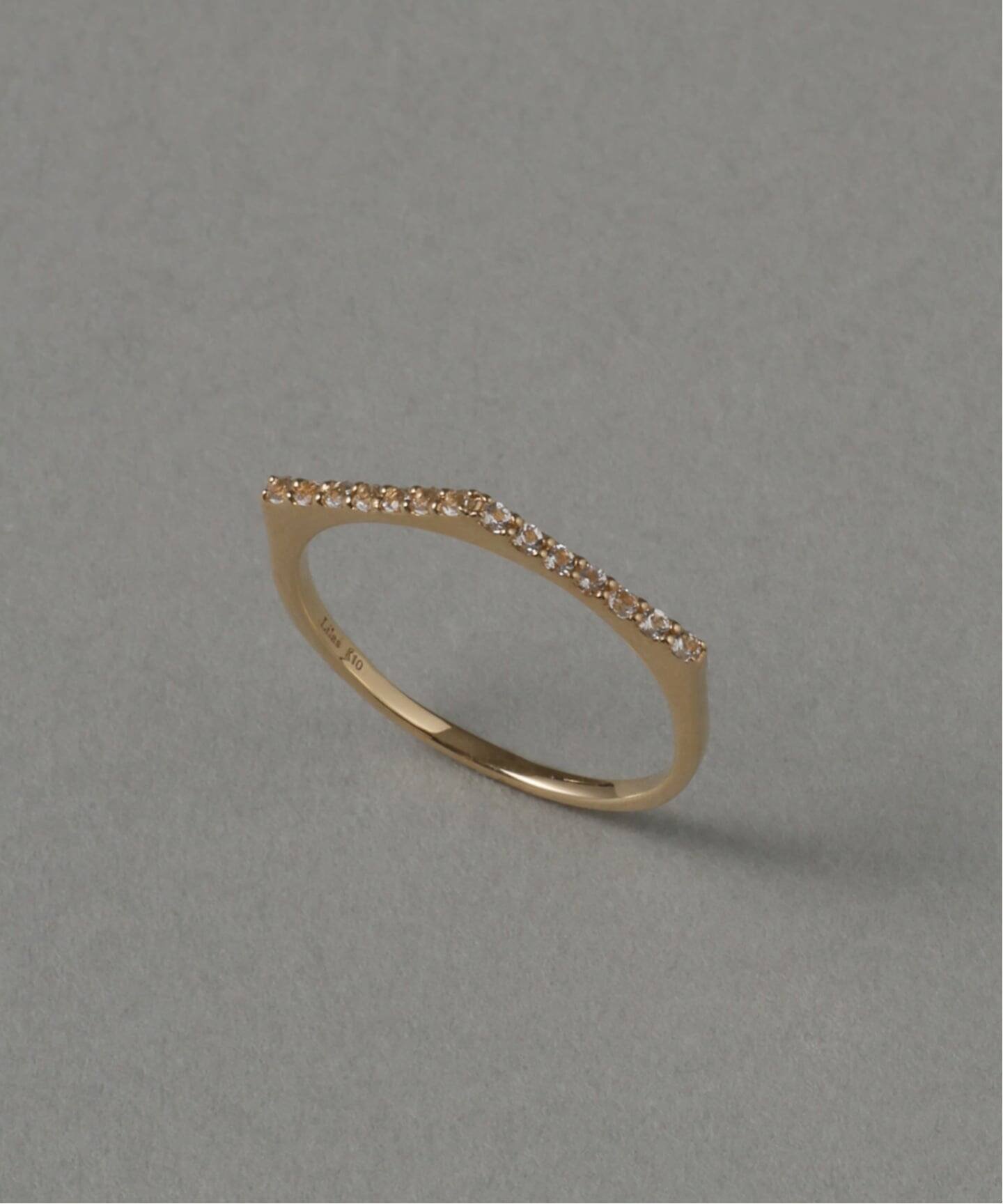 【スピック&スパン/Spick & Span】のarrowラインホワイトトパーズリング K10 人気、トレンドファッション・服の通販 founy(ファニー) 　ファッション　Fashion　レディースファッション　Fashion for Women　ジュエリー　Jewelry, Accessories　スポーツ　Sports, Activewear　スマート　Smart, Elegant　 other-1|ID: prp329100004830715 ipo3291000000035165884