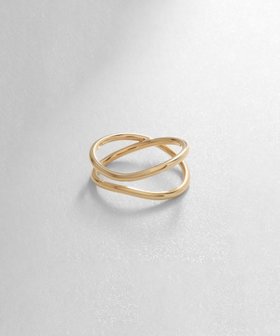 【ココシュニック/COCOSHNIK】のK10ダブルウェーブ リング 人気、トレンドファッション・服の通販 founy(ファニー) ファッション Fashion レディースファッション Fashion for Women おすすめ Recommended / Our Picks ジュエリー Jewelry, Accessories スタイリッシュ Stylish, Fashionable センター Center, Center Line チェーン Chain, Chain Strap フォルム Silhouette, Form |ID:prp329100004830724