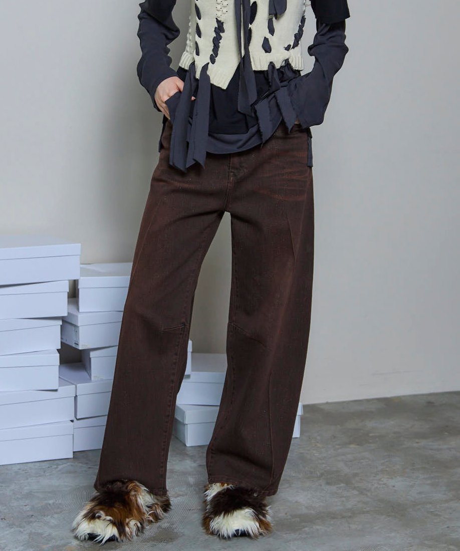 【メゾンスペシャル/MAISON SPECIAL】のCocoon Curve Denim Pants インテリア・キッズ・メンズ・レディースファッション・服の通販 founy(ファニー) 　ファッション　Fashion　レディースファッション　Fashion for Women　パンツ　Pants & Trousers　デニムパンツ・ジーンズ・美脚デニム　Denim Jeans & Pants　シンプル　Simple, Minimal　デニム　Denim, Jeans Material　トレンド　Trend, Trending Now　フォルム　Silhouette, Form　BRN|ID: prp329100004830738 ipo3291000000035166102