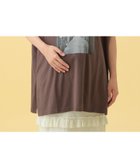 【レプシィム ローリーズファーム/LEPSIM LOWRYS FARM】の【産前・産後対応】マタニティ/フォトプリントフレンチスリーブ 人気、トレンドファッション・服の通販 founy(ファニー) ファッション Fashion キッズファッション Fashion for Kids おすすめ Recommended / Our Picks スリット Slit, Slit Detail スリーブ Sleeve, Long Sleeve / Short Sleeve フレンチ French, French Style thumbnail ブラウン58|ID: prp329100004830761 ipo3291000000035166471