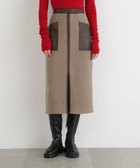 【ピンキーアンドダイアン/Pinky&Dianne】のウールレットジップスカート 人気、トレンドファッション・服の通販 founy(ファニー) ファッション Fashion レディースファッション Fashion for Women スカート Skirts シンプル Simple, Minimal スタンダード Standard, Basic ストレッチ Stretch, Stretchy Fabric スリット Slit, Slit Detail タイトスカート Pencil Skirt, Tight Skirt パッチ Patch, Appliqué フロント Front, Front Design ポケット Pocket, Pocket Detail エレガント 上品 Elegant thumbnail トープ7|ID: prp329100004830771 ipo3291000000035166638