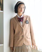 【ナルミヤ オンライン/NARUMIYA ONELINE / KIDS】の【卒服・セレモニー】エンブレムつきテーラードジャケット 人気、トレンドファッション・服の通販 founy(ファニー) ファッション Fashion キッズファッション Fashion for Kids アウター Coat Outerwear /Kids シンプル Simple, Minimal セレモニー Ceremony パターン Pattern, Design Print ベーシック Basic, Essential ポケット Pocket, Pocket Detail 定番 Standard, Basic Item thumbnail ベージュ|ID: prp329100004830772 ipo3291000000035166656