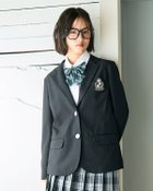 【ナルミヤ オンライン/NARUMIYA ONELINE / KIDS】の【卒服・セレモニー】エンブレムつきテーラードジャケット 人気、トレンドファッション・服の通販 founy(ファニー) ファッション Fashion キッズファッション Fashion for Kids アウター Coat Outerwear /Kids シンプル Simple, Minimal セレモニー Ceremony パターン Pattern, Design Print ベーシック Basic, Essential ポケット Pocket, Pocket Detail 定番 Standard, Basic Item thumbnail 黒|ID: prp329100004830772 ipo3291000000035166659