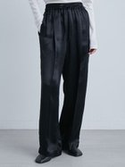 【ミースロエ/MIESROHE】のサテンタックイージーパンツ 人気、トレンドファッション・服の通販 founy(ファニー) ファッション Fashion レディースファッション Fashion for Women パンツ Pants & Trousers スマート Smart, Elegant センター Center, Center Line ノースリーブ Sleeveless, No-Sleeve ヴィンテージ Vintage Style thumbnail BLK[009]|ID: prp329100004830776 ipo3291000000035166715