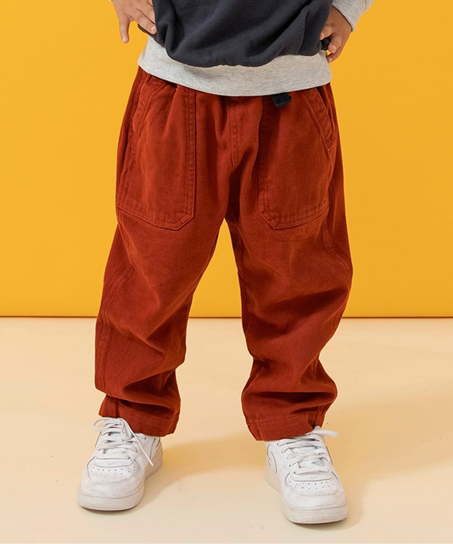 【エフオー オンラインストア/F.O.Online Store / KIDS】のあったかクライミングパンツ 10分丈 インテリア・キッズ・メンズ・レディースファッション・服の通販 founy(ファニー) 　ファッション　Fashion　キッズファッション　Fashion for Kids　ボトムス　Bottoms　おすすめ　Recommended / Our Picks　人気　Popular, Best Seller　レンガ|ID: prp329100004830781 ipo3291000000035166772