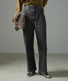 【サロン アダム エ ロペ/SALON adam et rope'】の【KURO for SALON(クロ)】別注OPTIMA WASH/デニムパンツ 人気、トレンドファッション・服の通販 founy(ファニー) ファッション Fashion レディースファッション Fashion for Women パンツ Pants & Trousers デニムパンツ・ジーンズ・美脚デニム Denim Jeans & Pants カットオフ Cut-Off Design デニム Denim, Jeans Material 別注 Limited Edition, Custom Order thumbnail ブラック(01)|ID: prp329100004830782 ipo3291000000035166783