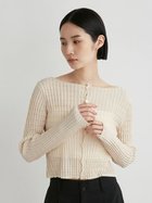 【ミースロエ/MIESROHE】のスクエアパターンニットCD 人気、トレンドファッション・服の通販 founy(ファニー) ファッション Fashion レディースファッション Fashion for Women トップス・カットソー Cut & Sew Tops ニット Knit Tops & Sweaters 9月号 September Issue カーディガン Cardigan, Knitwear コンパクト Compact, Small Size スクエア Square, Square Shape スマート Smart, Elegant デコルテ Décolleté, Neckline ワイド Wide, Wide Fit 雑誌 Magazine, Fashion Magazine thumbnail CRM[004]|ID: prp329100004830787 ipo3291000000035166857