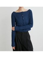 【ミースロエ/MIESROHE】のスクエアパターンニットCD 人気、トレンドファッション・服の通販 founy(ファニー) ファッション Fashion レディースファッション Fashion for Women トップス・カットソー Cut & Sew Tops ニット Knit Tops & Sweaters 9月号 September Issue カーディガン Cardigan, Knitwear コンパクト Compact, Small Size スクエア Square, Square Shape スマート Smart, Elegant デコルテ Décolleté, Neckline ワイド Wide, Wide Fit 雑誌 Magazine, Fashion Magazine thumbnail DBLU[087]|ID: prp329100004830787 ipo3291000000035166859