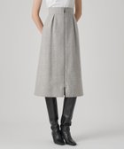 【アナイ/ANAYI】のグレンチェックタイト スカート 人気、トレンドファッション・服の通販 founy(ファニー) ファッション Fashion レディースファッション Fashion for Women スカート Skirts ストレッチ Stretch, Stretchy Fabric スマート Smart, Elegant タイトスカート Pencil Skirt, Tight Skirt チェック Check, Plaid, Tartan フロント Front, Front Design A/W・秋冬 Autumn/Winter 再入荷 Restock / Back in Stock おすすめ Recommended / Our Picks thumbnail light grey|ID: prp329100004830790 ipo3291000000035166913