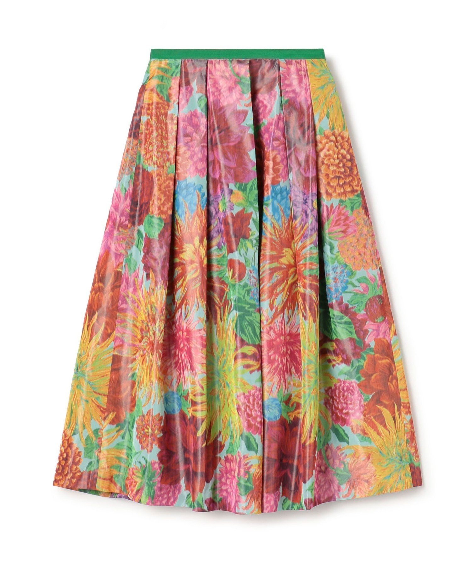 【トゥモローランド/TOMORROWLAND】のエスティバルフラワー タックスイングスカート 人気、トレンドファッション・服の通販 founy(ファニー) 　ファッション　Fashion　レディースファッション　Fashion for Women　スカート　Skirts　シルク　Silk, 100% Silk　タフタ　Taffeta, Structured Fabric　フランス　France, French　モチーフ　Motif, Design Theme　夏　Summer　 other-1|ID: prp329100004830791 ipo3291000000035166915