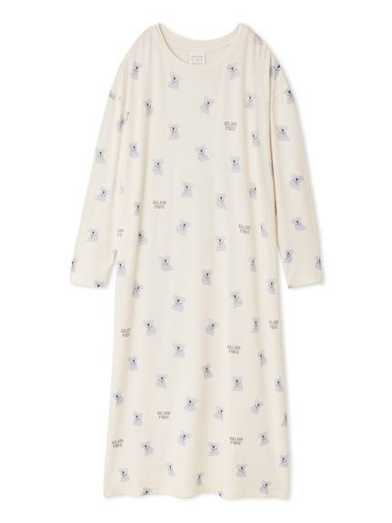 【ジェラート ピケ/gelato pique】の【接触冷感】コアラ柄ワンピース 人気、トレンドファッション・服の通販 founy(ファニー) 　ファッション　Fashion　レディースファッション　Fashion for Women　ワンピース　Dresses　おすすめ　Recommended / Our Picks　スマート　Smart, Elegant　スリーブ　Sleeve, Long Sleeve / Short Sleeve　プリント　Print, Printed Pattern　ロング　Long, Long-Length　 other-1|ID: prp329100004830795 ipo3291000000035166968