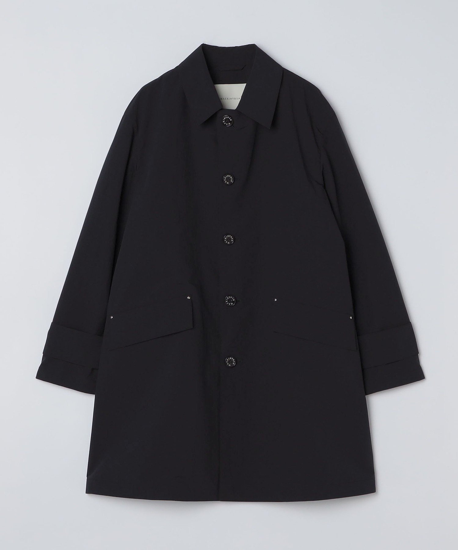 【シップス/SHIPS / MEN】のMACKINTOSH HUMBIE SL ライト ウェイト ステンカラー コート インテリア・キッズ・メンズ・レディースファッション・服の通販 founy(ファニー) 　ファッション　Fashion　メンズファッション　Fashion for Men　ジャケット　Jacket, Outerwear　スマート　Smart, Elegant　定番　Standard, Basic Item　フラップ　Flap, Flap Pocket　ポケット　Pocket, Pocket Detail　モダン　Modern, Contemporary　ロンドン　London Style, British Inspired　おすすめ　Recommended / Our Picks　エレガント 上品　Elegant　ビジネス 仕事 通勤　Business / Work / Commuting　ブラック|ID: prp329100004830804 ipo3291000000035167060