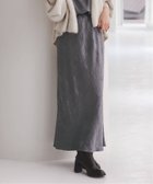 【ノーブル / スピック&スパン/NOBLE / Spick & Span】のリンクルサテンナローAラインスカート 人気、トレンドファッション・服の通販 founy(ファニー) ファッション Fashion レディースファッション Fashion for Women スカート Skirts Aライン・フレアスカート A-Line & Flared Skirts サテン Satin, Glossy Fabric シンプル Simple, Minimal セットアップ Set-Up, Coordinated Outfit タンク Tank Top, Sleeveless Top バイアス Bias, Diagonal Cut エレガント 上品 Elegant thumbnail グレー|ID: prp329100004830822 ipo3291000000035167195