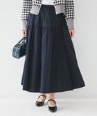 【アンタイトル/UNTITLED】のライトコットン ティアードスカート ネイビー|ID: prp329100004830825 ipo3291000000035167219