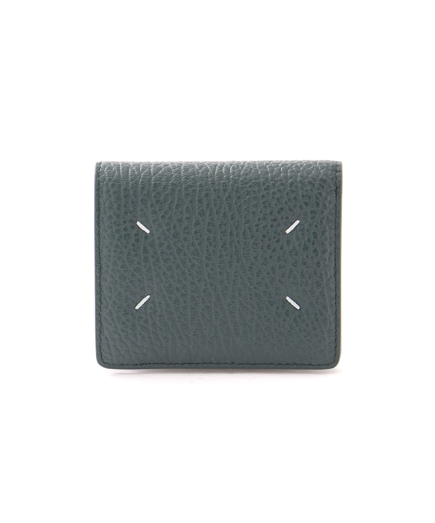 【メゾン マルジェラ/MAISON MARGIELA】の4ステッチ 二つ折り ウォレット インテリア・キッズ・メンズ・レディースファッション・服の通販 founy(ファニー) 　ファッション　Fashion　レディースファッション　Fashion for Women　ウォレット　Wallet　コイン　Coin, Coin Design　フロント　Front, Front Design　ポケット　Pocket, Pocket Detail　Bottle Green|ID: prp329100004830826 ipo3291000000035167234