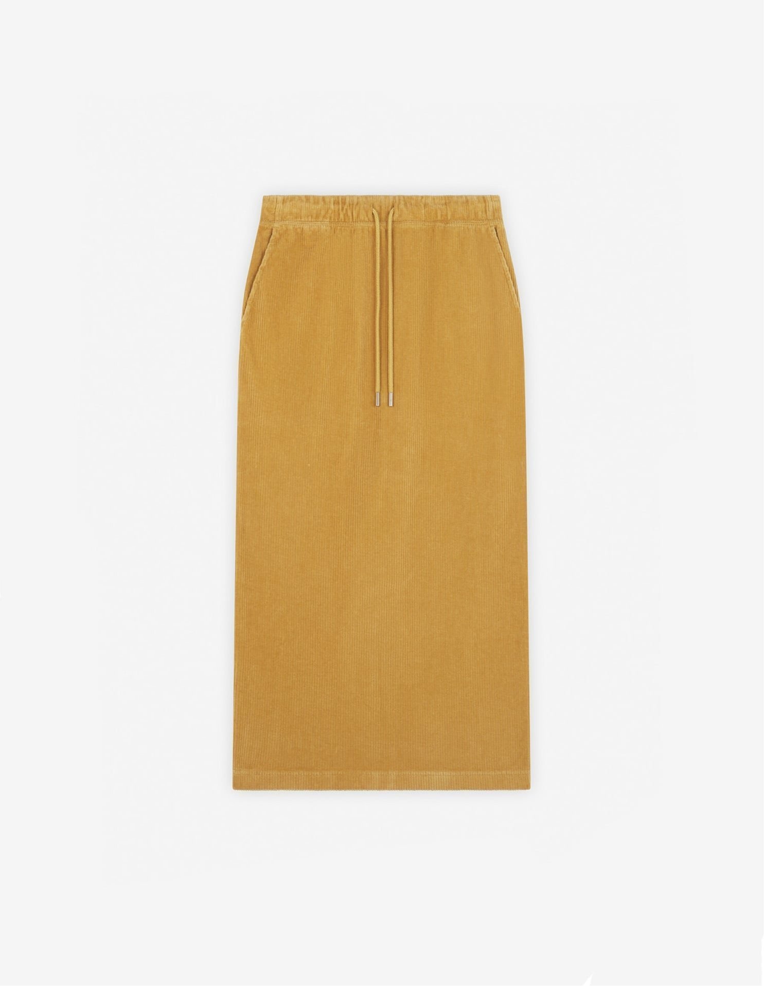 【メゾンキツネ アーカイブス/MAISON KITSUNE ARCHIVES】のMaison Kitsune/【公式】Maison Kitsune CORDUROY LONG SKIRT 人気、トレンドファッション・服の通販 founy(ファニー) 　ファッション　Fashion　レディースファッション　Fashion for Women　スカート　Skirts　ロングスカート　Long Skirts / Maxi & Midi Skirts　くるぶし　Ankle-Length　コーデュロイ　Corduroy, Cord Fabric　スリット　Slit, Slit Detail　ドローコード　Drawcord, Drawstring Cord　パッチ　Patch, Appliqué　ポケット　Pocket, Pocket Detail　メタル　Metal, Metal Parts　ロング　Long, Long-Length　 other-1|ID: prp329100004830832 ipo3291000000035167278