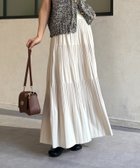 【ゼヴォン/Thevon】のカットプリーツティアードスカート 人気、トレンドファッション・服の通販 founy(ファニー) ファッション Fashion レディースファッション Fashion for Women スカート Skirts ティアードスカート Tiered Skirts アクセサリー Fashion Accessories カーディガン Cardigan, Knitwear ティアード Tiered, Tiered Style ティアードスカート Tiered Skirt, Flounced Skirt プリーツ Pleats, Pleated 再入荷 Restock / Back in Stock おすすめ Recommended / Our Picks エレガント 上品 Elegant 2026年 2026 thumbnail ライトベージュ|ID: prp329100004830868 ipo3291000000035167723