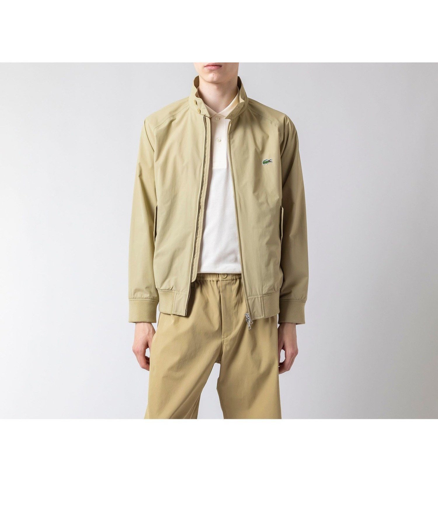 【ラコステ/LACOSTE / MEN】の2.5レイヤースイングトップ スタンドジップジャケット / スタンドブルゾン インテリア・キッズ・メンズ・レディースファッション・服の通販 founy(ファニー) 　ファッション　Fashion　メンズファッション　Fashion for Men　アウトドア　Outdoor Clothing　クラシック　Classic, Timeless Style　スタンド　Stand Collar, Upright Stand　フラップ　Flap, Flap Pocket　ブルゾン　Blouson, Bomber Jacket　ポケット　Pocket, Pocket Detail　軽量　Lightweight, Ultra Light　タン|ID: prp329100004830880 ipo3291000000035167893