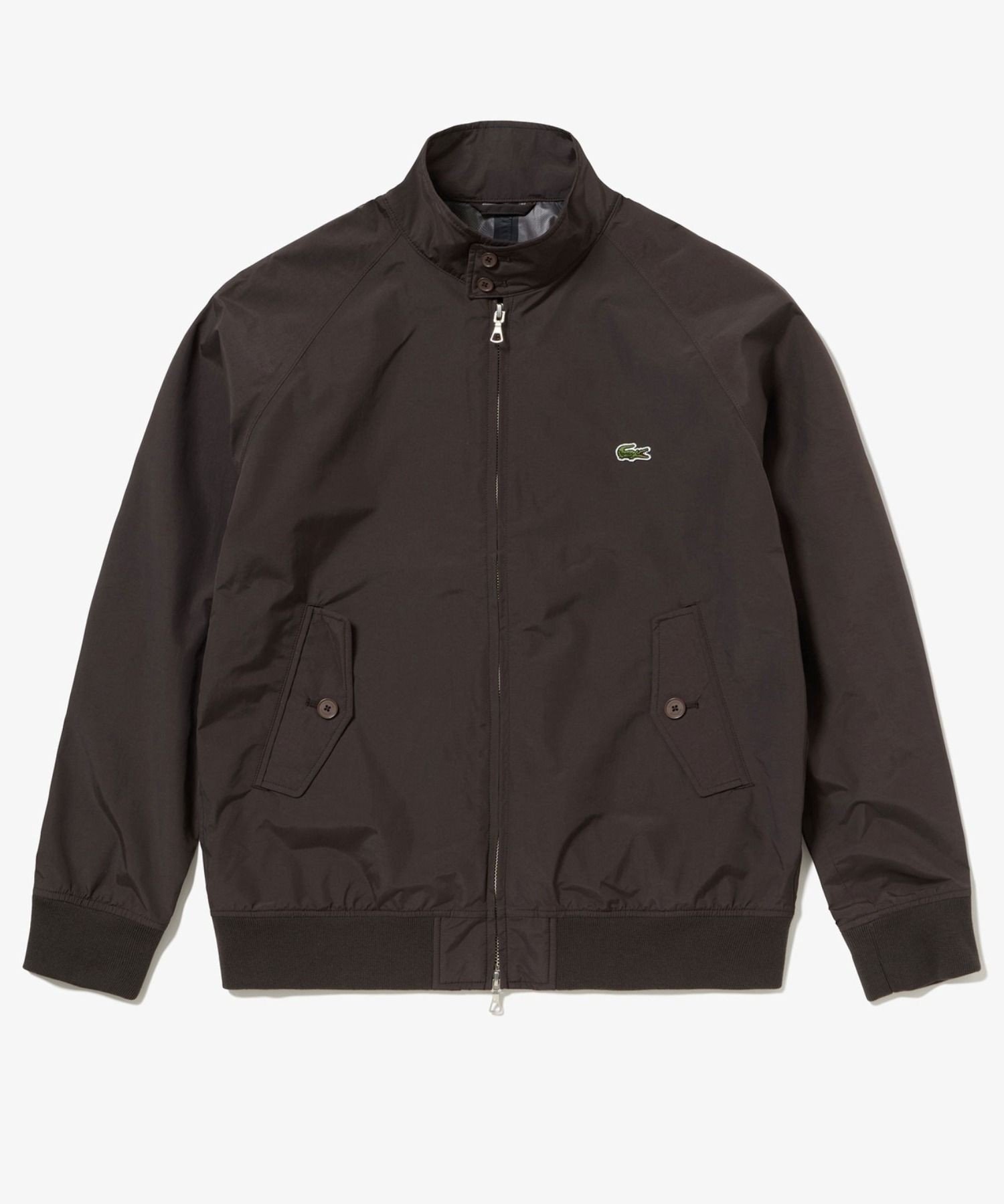 【ラコステ/LACOSTE / MEN】の2.5レイヤースイングトップ スタンドジップジャケット / スタンドブルゾン インテリア・キッズ・メンズ・レディースファッション・服の通販 founy(ファニー) 　ファッション　Fashion　メンズファッション　Fashion for Men　アウトドア　Outdoor Clothing　クラシック　Classic, Timeless Style　スタンド　Stand Collar, Upright Stand　フラップ　Flap, Flap Pocket　ブルゾン　Blouson, Bomber Jacket　ポケット　Pocket, Pocket Detail　軽量　Lightweight, Ultra Light　ダークブラウン|ID: prp329100004830880 ipo3291000000035167901