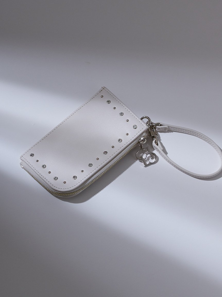 【セルフォード/CELFORD】の【リュタン】ビジュースタッズフラグメントケース インテリア・キッズ・メンズ・レディースファッション・服の通販 founy(ファニー) 　ファッション　Fashion　レディースファッション　Fashion for Women　今季　This Season, Current Season　スマート　Smart, Elegant　財布　Wallet, Purse　チェーン　Chain, Chain Strap　チャーム　Charm, Pendant　人気　Popular, Best Seller　プリント　Print, Printed Pattern　ポケット　Pocket, Pocket Detail　ラップ　Wrap, Wrap Design　おすすめ　Recommended / Our Picks　IVR[003]|ID: prp329100004830882 ipo3291000000035167960