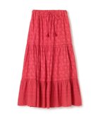 【トゥモローランド/TOMORROWLAND】のコットンカットジャカードコンビ ティアードマキシスカート 人気、トレンドファッション・服の通販 founy(ファニー) ファッション Fashion レディースファッション Fashion for Women スカート Skirts カットソー Cut and Sewn Top キャミソール Camisole, Spaghetti Strap Top ギャザー Gathered, Ruffled ジャカード／ジャガード Jacquard, Woven Pattern フェミニン Feminine, Girly フリンジ Fringe, Tassel thumbnail 32 ピンク系|ID: prp329100004830884 ipo3291000000035167991