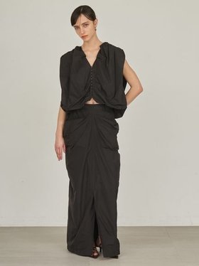 【スタイリング/styling】の【セットアップ対応】レイヤードドレープスカート 人気、トレンドファッション・服の通販 founy(ファニー) ファッション Fashion レディースファッション Fashion for Women セットアップ Matching Sets スカート・ミニ/ミディ/マキシ Skirts / Mini, Midi & Maxi Skirts スマート Smart, Elegant スリット Slit, Slit Detail セットアップ Set-Up, Coordinated Outfit タフタ Taffeta, Structured Fabric ダウン Down, Puffer ダブル Double, Double-Breasted フォルム Silhouette, Form フロント Front, Front Design ポケット Pocket, Pocket Detail マキシ Maxi, Full Length リメイク Remake, Reconstructed エレガント 上品 Elegant |ID:prp329100004830888