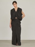 【スタイリング/styling】の【セットアップ対応】レイヤードドレープスカート 人気、トレンドファッション・服の通販 founy(ファニー) ファッション Fashion レディースファッション Fashion for Women セットアップ Matching Sets スカート・ミニ/ミディ/マキシ Skirts / Mini, Midi & Maxi Skirts スマート Smart, Elegant スリット Slit, Slit Detail セットアップ Set-Up, Coordinated Outfit タフタ Taffeta, Structured Fabric ダウン Down, Puffer ダブル Double, Double-Breasted フォルム Silhouette, Form フロント Front, Front Design ポケット Pocket, Pocket Detail マキシ Maxi, Full Length リメイク Remake, Reconstructed エレガント 上品 Elegant thumbnail BLK[009]|ID: prp329100004830888 ipo3291000000035168018