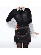 【ファーファー/FURFUR】のFRESH PUNCH 刺繍スカート 人気、トレンドファッション・服の通販 founy(ファニー) ファッション Fashion レディースファッション Fashion for Women スカート Skirts ショート Short, Short Length スマート Smart, Elegant ミニスカート Mini Skirt, Short Skirt モチーフ Motif, Design Theme thumbnail BLK[009]|ID: prp329100004830889 ipo3291000000035168058