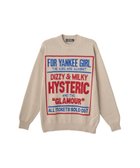 【ヒステリックグラマー/HYSTERIC GLAMOUR / MEN】のDIZZY MILKY編込 セーター ベージュ|ID: prp329100004830890 ipo3291000000035168062