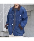 【コーエン メン/COEN / MEN】のSMITH S(スミス)別注デニムカバーオール NAVY|ID: prp329100004830895 ipo3291000000035168106