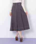 【ジルバイジルスチュアート/JILL by JILLSTUART】のフロント釦配色ステッチスカート 人気、トレンドファッション・服の通販 founy(ファニー) ファッション Fashion レディースファッション Fashion for Women スカート Skirts スマート Smart, Elegant フロント Front, Front Design thumbnail グレー|ID: prp329100004830896 ipo3291000000035168113