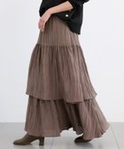 【バンヤードストーム/BARNYARDSTORM】のティアードライトスカート / マシンウォッシャブル 人気、トレンドファッション・服の通販 founy(ファニー) ファッション Fashion レディースファッション Fashion for Women スカート Skirts おすすめ Recommended / Our Picks シンプル Simple, Minimal スニーカー Sneakers, Trainers ティアードスカート Tiered Skirt, Flounced Skirt バランス Balance, Style Balance フェミニン Feminine, Girly マニッシュ Mannish, Boyish エレガント 上品 Elegant thumbnail ブラウン50|ID: prp329100004830907 ipo3291000000035168351