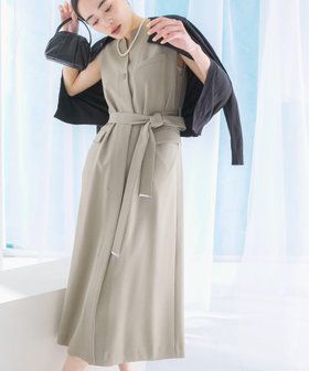 【アーバンリサーチ ロッソ/URBAN RESEARCH ROSSO】のリネンライクレイヤードワンピース 人気、トレンドファッション・服の通販 founy(ファニー) ファッション Fashion レディースファッション Fashion for Women ワンピース Dresses 2025年 2025 2025春夏・S/S Spring/Summer 2025 SS25 ポケット Pocket, Pocket Detail マニッシュ Mannish, Boyish エレガント 上品 Elegant 夏 Summer S/S・春夏 SS, Spring/Summer, Warm Season |ID:prp329100004830912