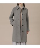 【マッキントッシュ ロンドン/MACKINTOSH LONDON】の【Precious12月号】【BANTON/バントン】ウールダブルクロスメルトンコート グレー|ID: prp329100004830936 ipo3291000000035168877