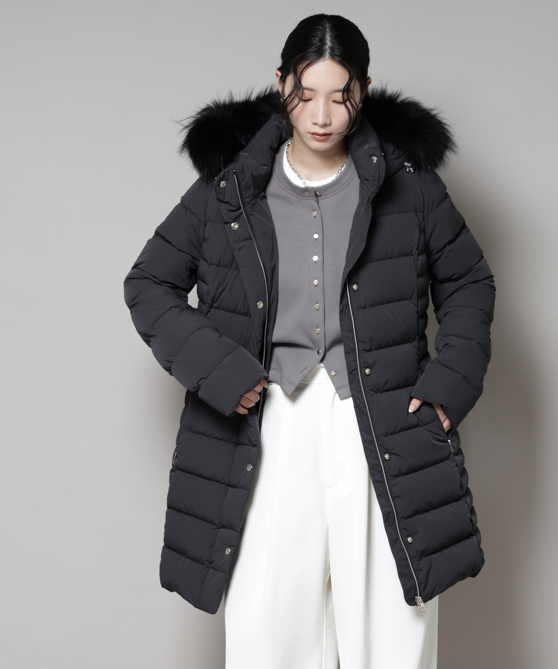 【ナノ ユニバース/nano universe】のCAPE HORN/QUINA MURMASKY インテリア・キッズ・メンズ・レディースファッション・服の通販 founy(ファニー) 　ファッション　Fashion　レディースファッション　Fashion for Women　イタリア　Italy　シェイプ　Shape, Slim Fit　ジャケット　Jacket, Outerwear　タオル　Towel, Bath Towel　ダウン　Down, Puffer　ドット　Polka Dot, Dot Pattern　ファブリック　Fabric, Textile　フェザー　Feather, Feather Detail　メンズ　Men's, Menswear　おすすめ　Recommended / Our Picks　ビジネス 仕事 通勤　Business / Work / Commuting　2025年　2025　2025-2026秋冬・A/W　Autumn/Winter 2025–26 AW25–26　ブラック|ID: prp329100004830937 ipo3291000000035168890