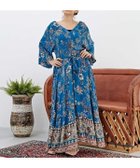 【アミナコレクション/Amina Collection】の【チャイハネ】リイーナワンピース 人気、トレンドファッション・服の通販 founy(ファニー) ファッション Fashion レディースファッション Fashion for Women ワンピース Dresses エレガント 上品 Elegant ビンテージ Vintage, Retro Style thumbnail ブルー|ID: prp329100004830940 ipo3291000000035168975