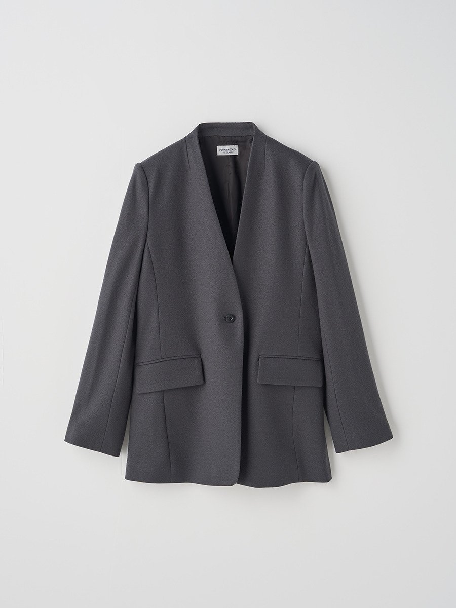 【ジョン スメドレー/JOHN SMEDLEY】のFJ114 インテリア・キッズ・メンズ・レディースファッション・服の通販 founy(ファニー) 　ファッション　Fashion　レディースファッション　Fashion for Women　2024年　2024　2024-2025秋冬・A/W　Autumn/Winter 2024–25 AW24–25　2025年　2025　2025-2026秋冬・A/W　Autumn/Winter 2025–26 AW25–26　冬　Winter / This Winter　コレクション　Collection, Seasonal Line　ジャケット　Jacket, Outerwear　ストレッチ　Stretch, Stretchy Fabric　セットアップ　Set-Up, Coordinated Outfit　ビジネス 仕事 通勤　Business / Work / Commuting　フォーマル　Formal, Dressy　A/W・秋冬　Autumn/Winter　NO1グレー|ID: prp329100004830941 ipo3291000000035169020