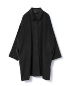 【マーコート/MARcourt】のmizuiro ind ウールブレンドワイドコート 人気、トレンドファッション・服の通販 founy(ファニー) ファッション Fashion レディースファッション Fashion for Women アウター Coat / Outerwear Collection コート・ロングコート・ピーコート Long Coats, Peacoats & More フロント Front, Front Design ポケット Pocket, Pocket Detail ワイド Wide, Wide Fit 無地 Plain, Solid Color 長袖 Long Sleeve, Full Sleeve thumbnail ブラック|ID: prp329100004830947 ipo3291000000035169179