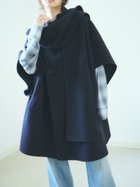 【ミースロエ/MIESROHE】の接結フードポンチョCT 人気、トレンドファッション・服の通販 founy(ファニー) ファッション Fashion レディースファッション Fashion for Women アウター Coat / Outerwear Collection ポンチョ・ケープコート Ponchos & Capes スマート Smart, Elegant 人気 Popular, Best Seller 今季 This Season, Current Season 無地 Plain, Solid Color thumbnail NVY[089]|ID: prp329100004830948 ipo3291000000035169188