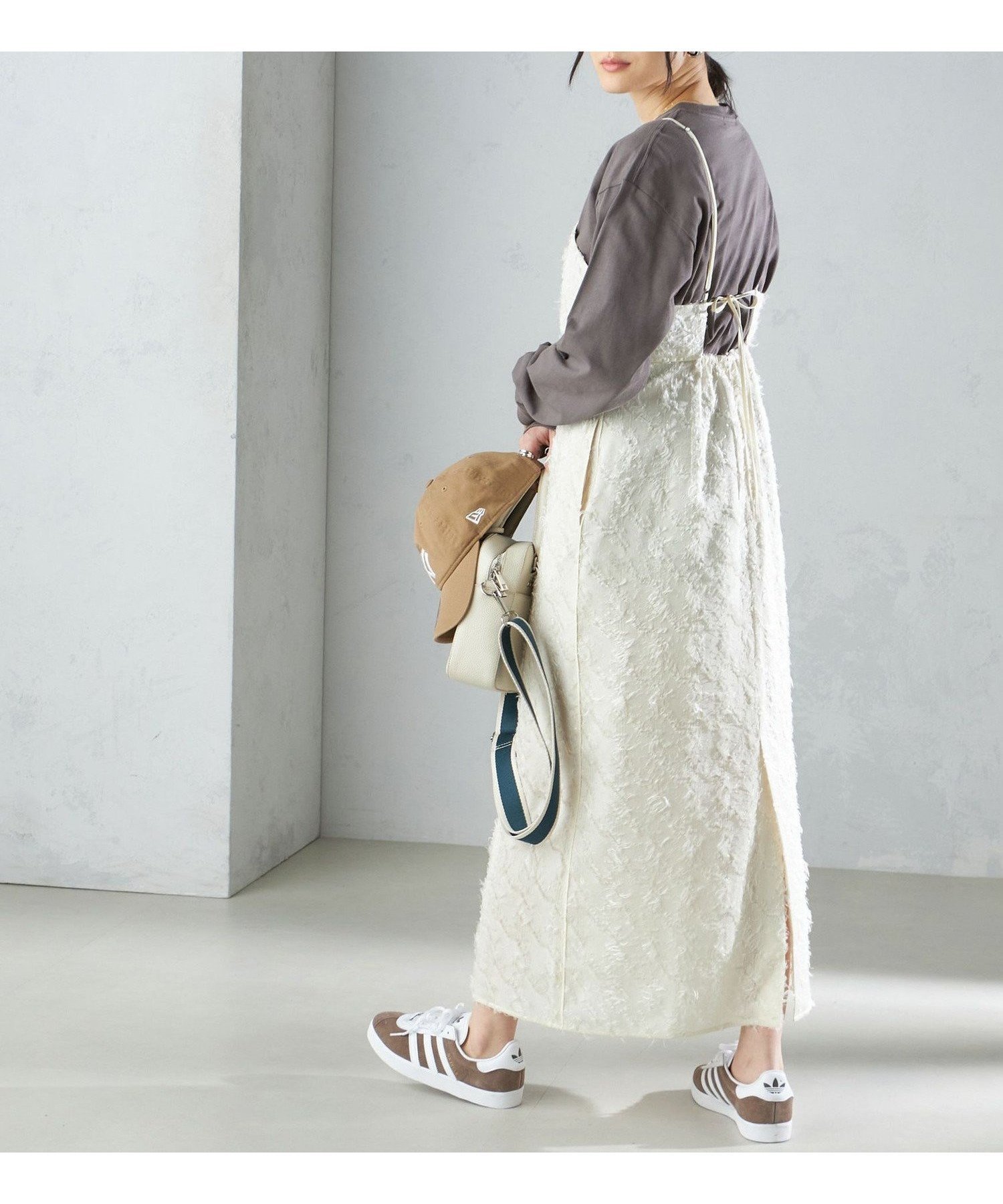 【シップス フォー ウィメン/SHIPS】の手洗い可能 フリンジ ジャカード キャミ ワンピース 24SS 人気、トレンドファッション・服の通販 founy(ファニー) 　ファッション　Fashion　レディースファッション　Fashion for Women　ワンピース　Dresses　キャミソールワンピース　Camisole Dresses　インナー　Innerwear　カッティング　Cutting Detail　キャミ　Camisole, Cami Top　キャミワンピース　Cami Dress, Slip Dress　ジャカード／ジャガード　Jacquard, Woven Pattern　スニーカー　Sneakers, Trainers　ハウンドトゥース　Houndstooth, Dogtooth Check　パイピング　Piping, Trim Design　フリンジ　Fringe, Tassel　ポケット　Pocket, Pocket Detail　リボン　Ribbon, Bow　おすすめ　Recommended / Our Picks　2024年　2024　2024春夏・S/S　Spring/Summer 2024 SS24　 other-1|ID: prp329100004830954 ipo3291000000035169363