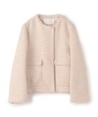 【トゥモローランド/TOMORROWLAND】のミックスヤーンツイード ノーカラージャケット 人気、トレンドファッション・服の通販 founy(ファニー) ファッション Fashion レディースファッション Fashion for Women アウター Coat / Outerwear Collection レディースジャケット・軽アウター Jackets ノーカラージャケット / シンプル上品コーデ Collarless Jackets コンパクト Compact, Small Size ジャケット Jacket, Outerwear セットアップ Set-Up, Coordinated Outfit ツイード Twill, Twill Weave テクスチャー Texture, Textured Fabric バランス Balance, Style Balance フォルム Silhouette, Form フロント Front, Front Design ポケット Pocket, Pocket Detail おすすめ Recommended / Our Picks セレモニー Ceremony thumbnail 42 ライトベージュ系|ID: prp329100004830957 ipo3291000000035169526