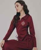 【レディアゼル/REDYAZEL】のエンブレムサイドレースアップロングスリーブワンピース 人気、トレンドファッション・服の通販 founy(ファニー) ファッション Fashion レディースファッション Fashion for Women ワンピース Dresses キャップ Cap, Baseball Cap スニーカー Sneakers, Trainers ダウン Down, Puffer レース Lace, Lace Fabric ロング Long, Long-Length エレガント 上品 Elegant 夏 Summer A/W・秋冬 Autumn/Winter 長袖 Long Sleeve, Full Sleeve thumbnail ボルドー|ID: prp329100004830958 ipo3291000000035169576