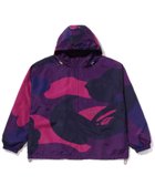 【ア ベイシング エイプ/A BATHING APE】のCOLOR CAMO STAND COLLAR HOODED JACKET 人気、トレンドファッション・服の通販 founy(ファニー) ファッション Fashion レディースファッション Fashion for Women アウター Coat / Outerwear Collection レディースジャケット・軽アウター Jackets メタル Metal, Metal Parts thumbnail PURPLE|ID: prp329100004830961 ipo3291000000035169678