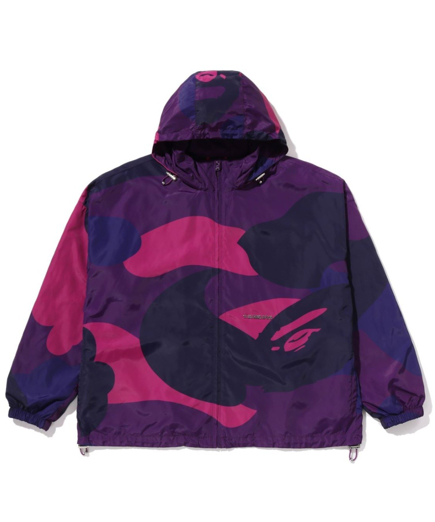 【ア ベイシング エイプ/A BATHING APE】のCOLOR CAMO STAND COLLAR HOODED JACKET インテリア・キッズ・メンズ・レディースファッション・服の通販 founy(ファニー) 　ファッション　Fashion　レディースファッション　Fashion for Women　アウター　Coat / Outerwear Collection　レディースジャケット・軽アウター　Jackets　メタル　Metal, Metal Parts　PURPLE|ID: prp329100004830961 ipo3291000000035169678