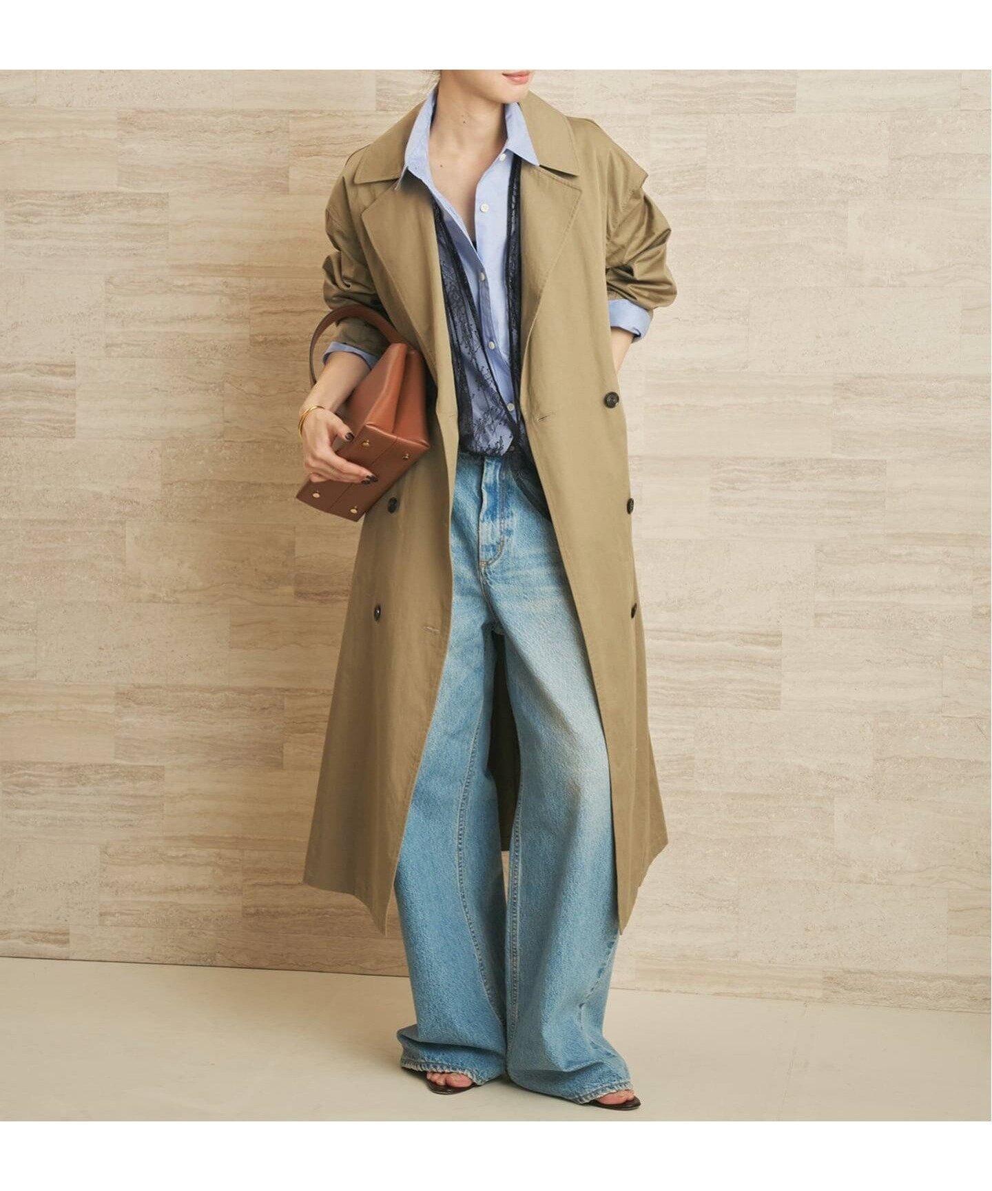 【プラージュ/Plage】のlady trench コート インテリア・キッズ・メンズ・レディースファッション・服の通販 founy(ファニー) 　ファッション　Fashion　レディースファッション　Fashion for Women　アウター　Coat / Outerwear Collection　コート・ロングコート・ピーコート　Long Coats, Peacoats & More　エレガント 上品　Elegant　ショルダー　Shoulder, Shoulder Strap　ドロップ　Drop Shoulder, Dropped Style　ベーシック　Basic, Essential　リネン　Linen, Linen Fabric　キャメル|ID: prp329100004830962 ipo3291000000035169696