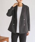 【ビアズリー/BEARDSLEY】のボンディングメッシュジャケット 人気、トレンドファッション・服の通販 founy(ファニー) ファッション Fashion レディースファッション Fashion for Women アウター Coat / Outerwear Collection レディースジャケット・軽アウター Jackets シルバー Silver, Metallic Silver ジャケット Jacket, Outerwear ダブル Double, Double-Breasted フォルム Silhouette, Form プリント Print, Printed Pattern ボンディング Bonding, Bonded Fabric ポケット Pocket, Pocket Detail メッシュ Mesh, Net Fabric レース Lace, Lace Fabric おすすめ Recommended / Our Picks エレガント 上品 Elegant thumbnail グレー|ID: prp329100004830967 ipo3291000000035169745