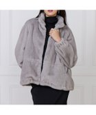 【イネド/INED】のフェイクファースタンドブルゾン 人気、トレンドファッション・服の通販 founy(ファニー) ファッション Fashion レディースファッション Fashion for Women アウター Coat / Outerwear Collection ブルゾンジャケット・スポーティアウター Blouson Jackets ギャザー Gathered, Ruffled 軽量 Lightweight, Ultra Light スタンド Stand Collar, Upright Stand スマート Smart, Elegant タフタ Taffeta, Structured Fabric バランス Balance, Style Balance パイピング Piping, Trim Design フェイクファー Faux Fur, Imitation Fur ブルゾン Blouson, Bomber Jacket ボトム Bottoms, Lower Wear ポケット Pocket, Pocket Detail ルーズ Loose, Oversized 冬 Winter / This Winter エレガント 上品 Elegant thumbnail グレー|ID: prp329100004830969 ipo3291000000035169838